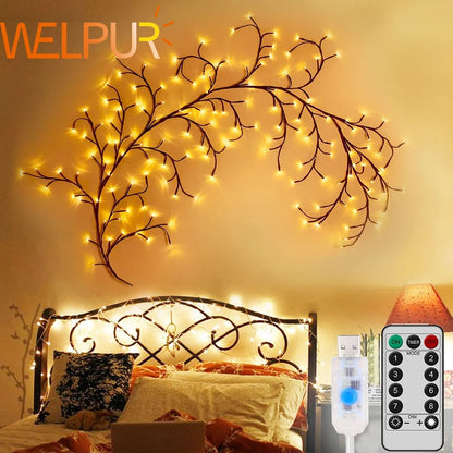 Solar-Powered Festive Tree Lamp